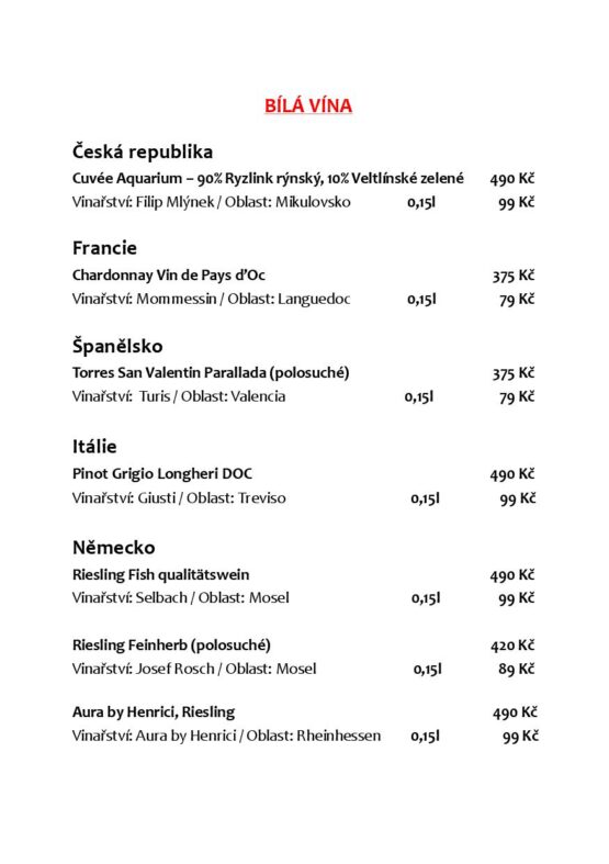 Menu #9